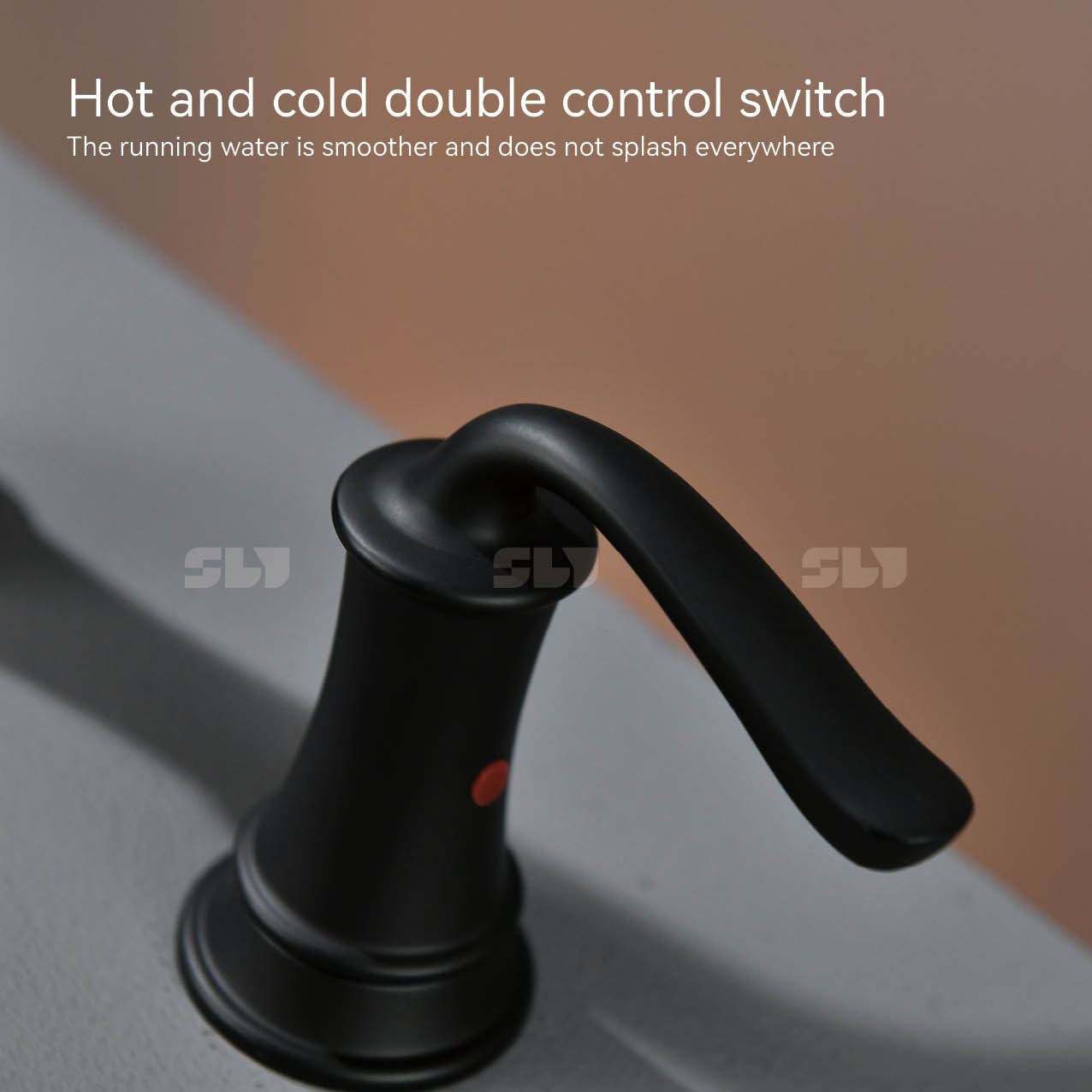 用于容器水槽的冷热瀑布水龙头 