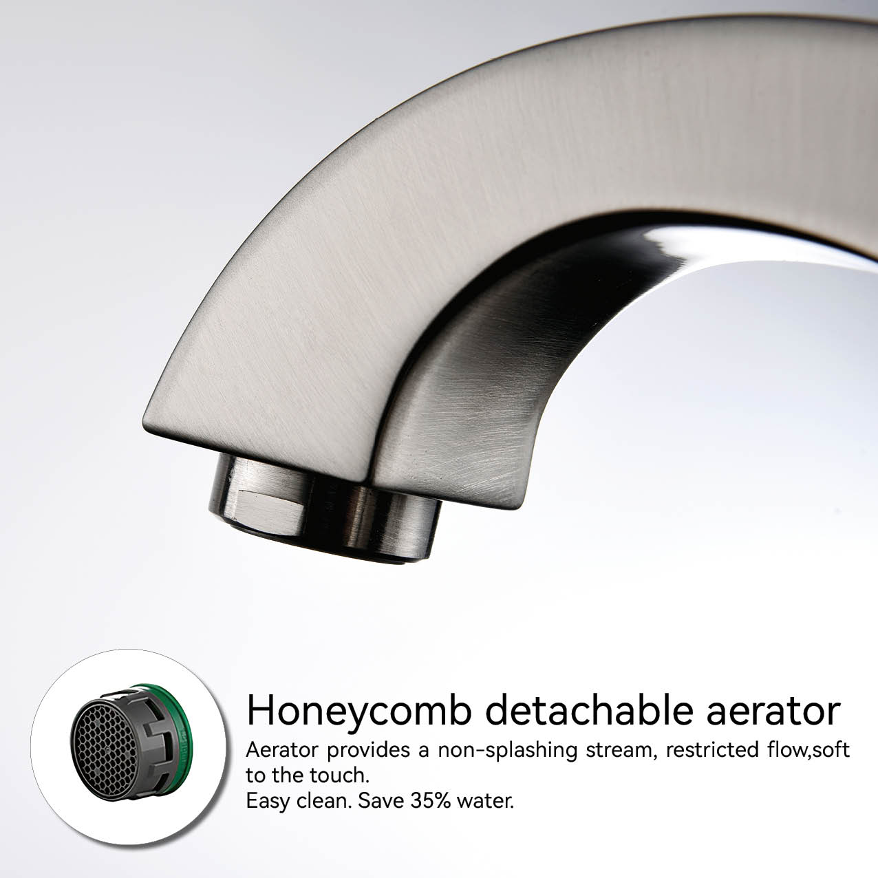 浴缸龙头 拉丝镍