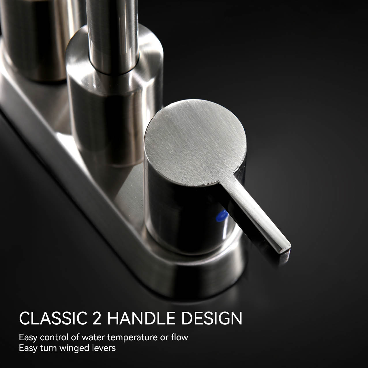 拉丝镍浴室水龙头