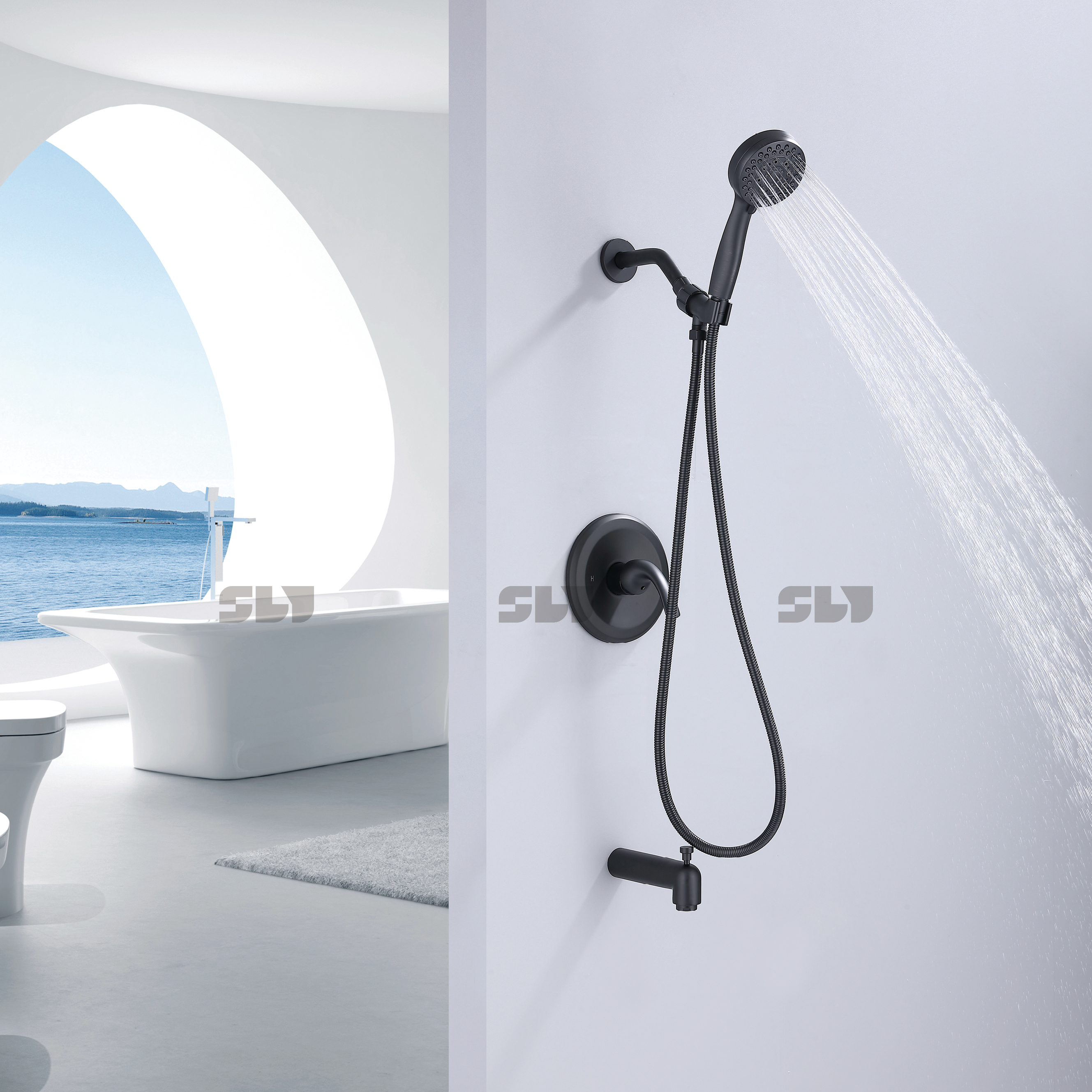 淋浴组合套装 浴室淋浴装饰套件