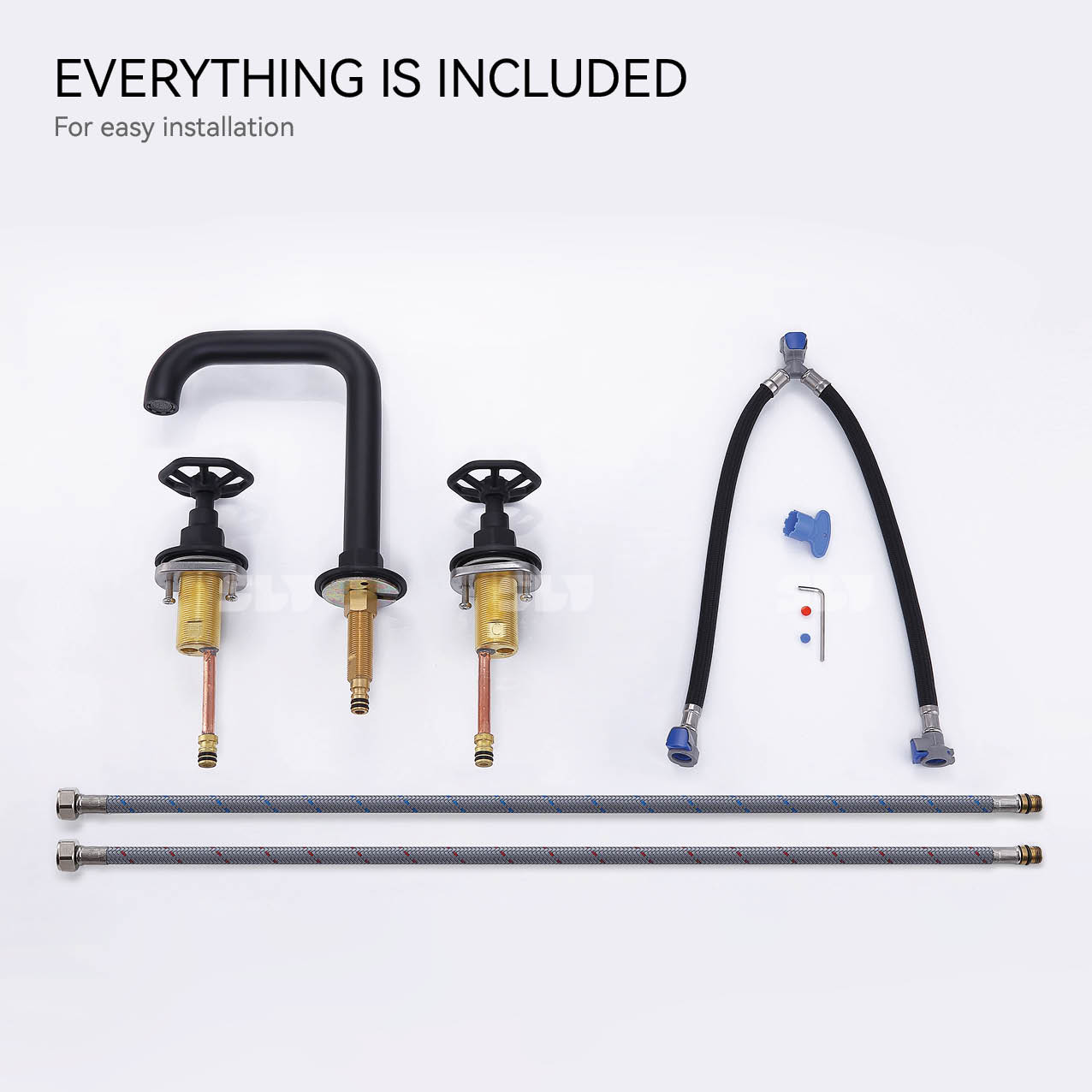 冷热水刷镍混合水龙头