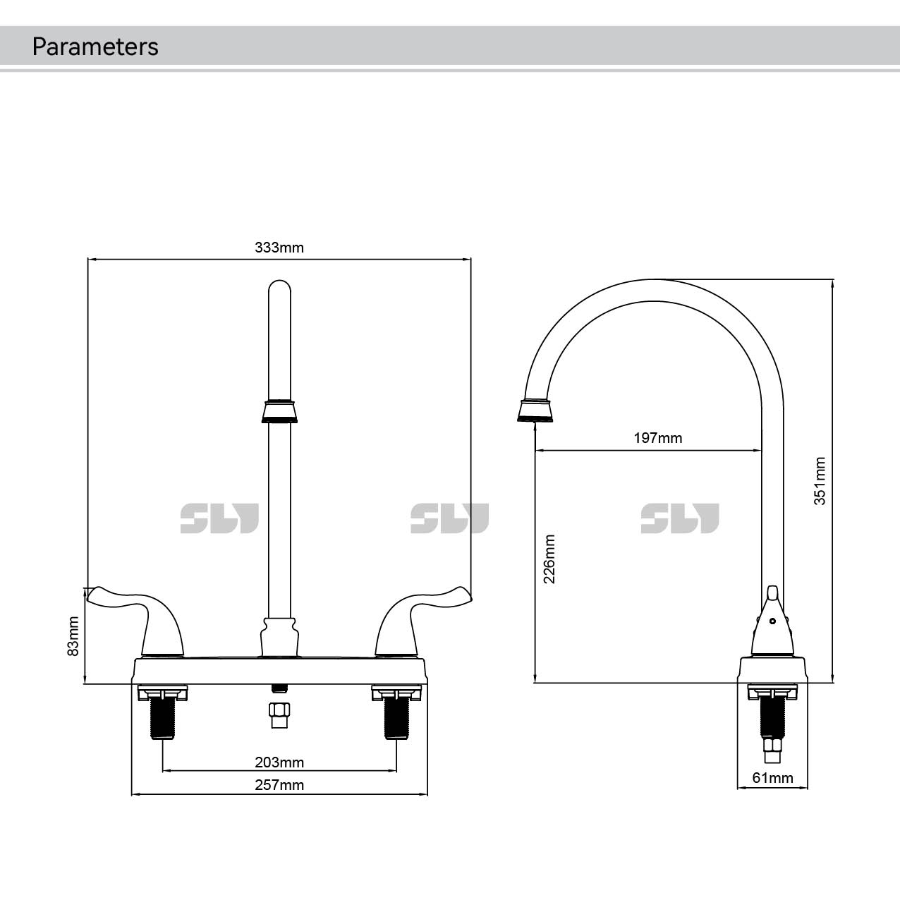 厨房水龙头拉丝镍