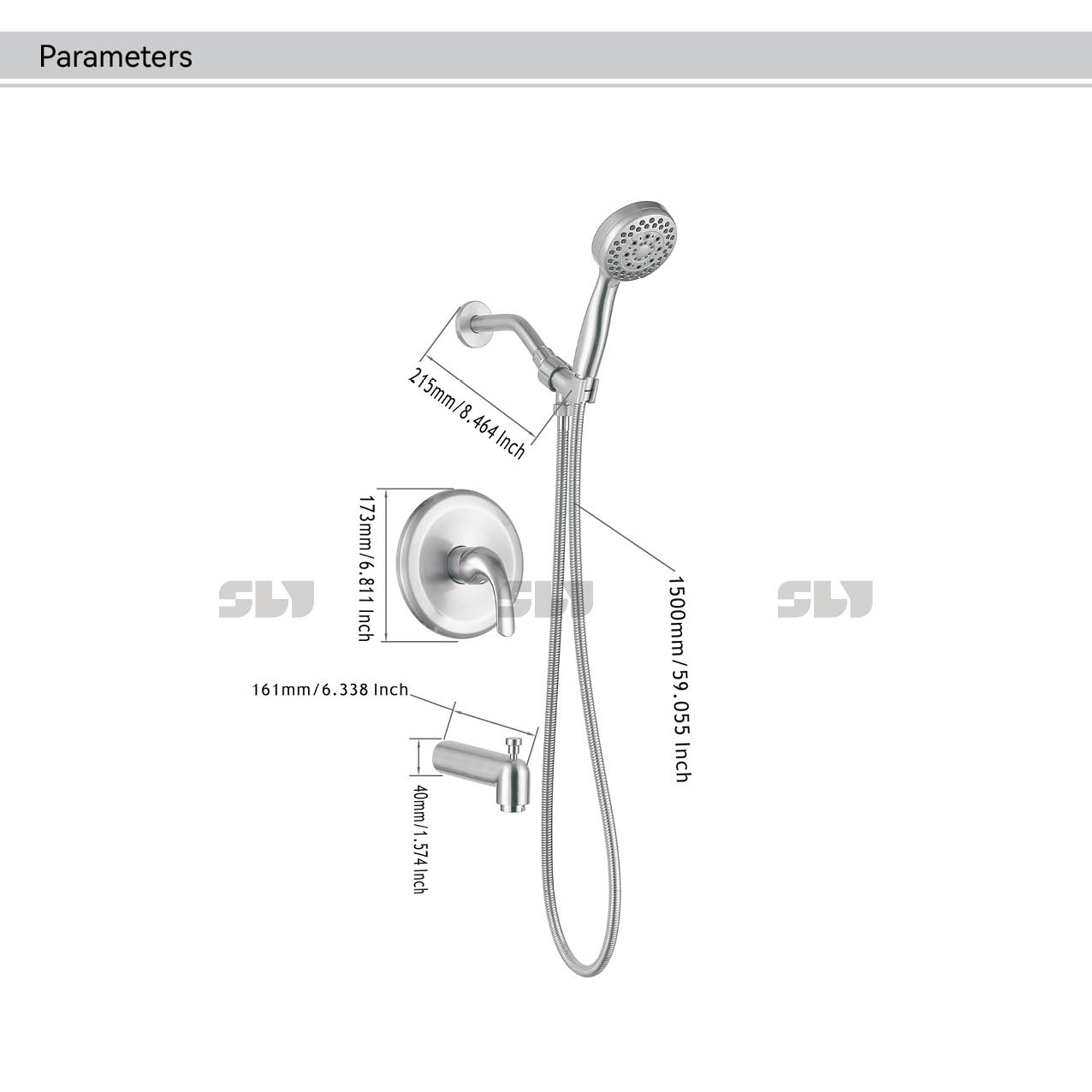 暗装淋浴混水阀