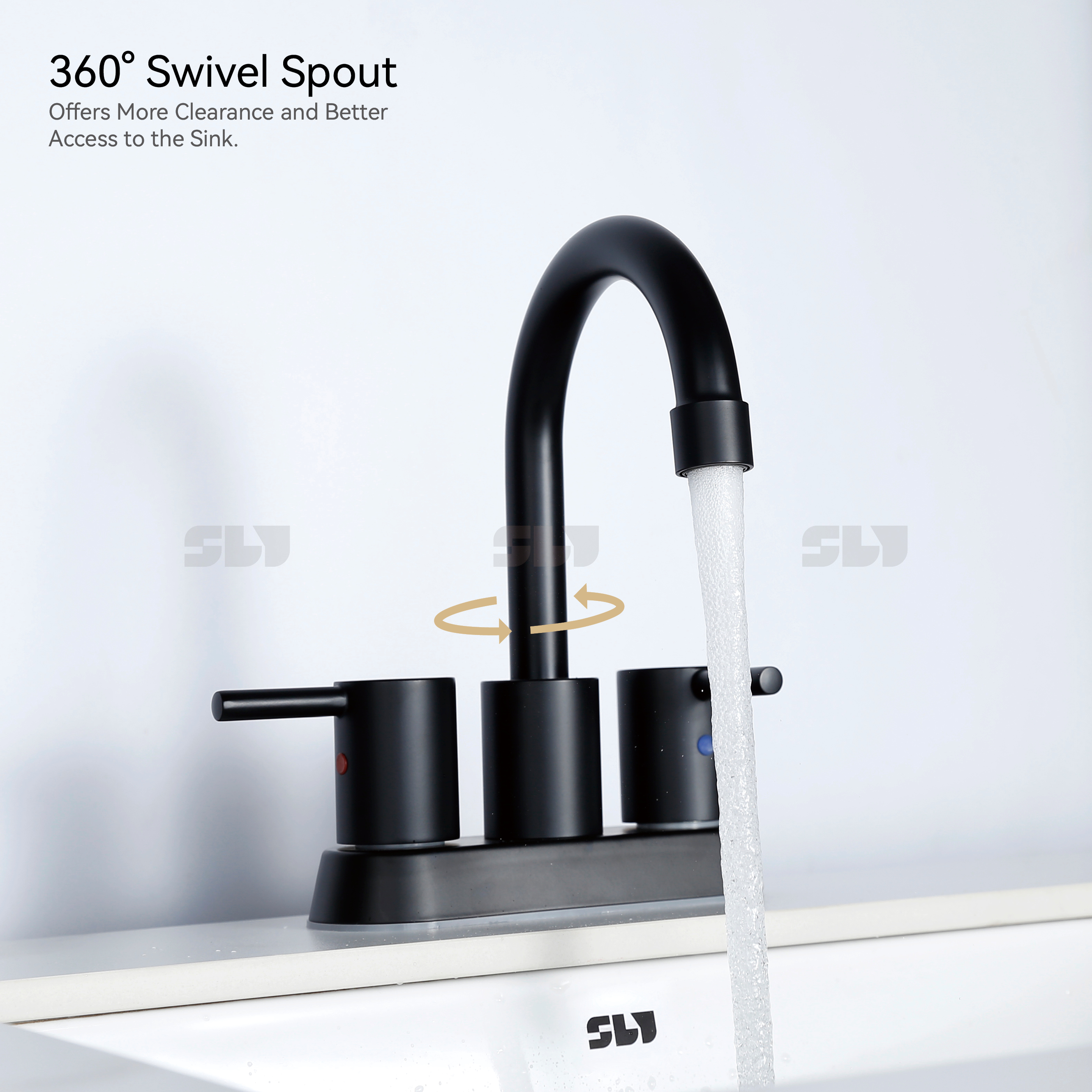 360&deg;浴室水龙头