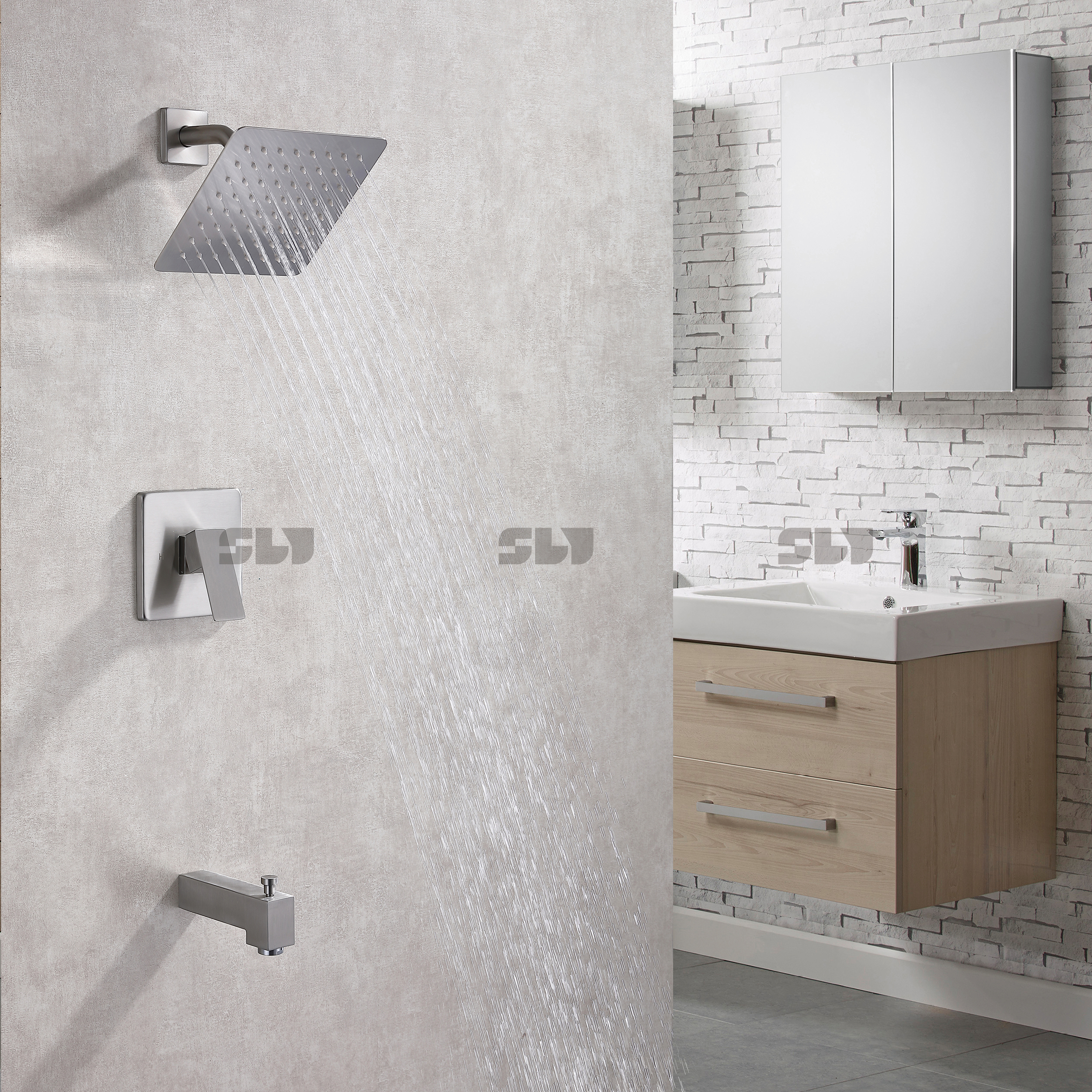 淋浴龙头系统套装两种功能 