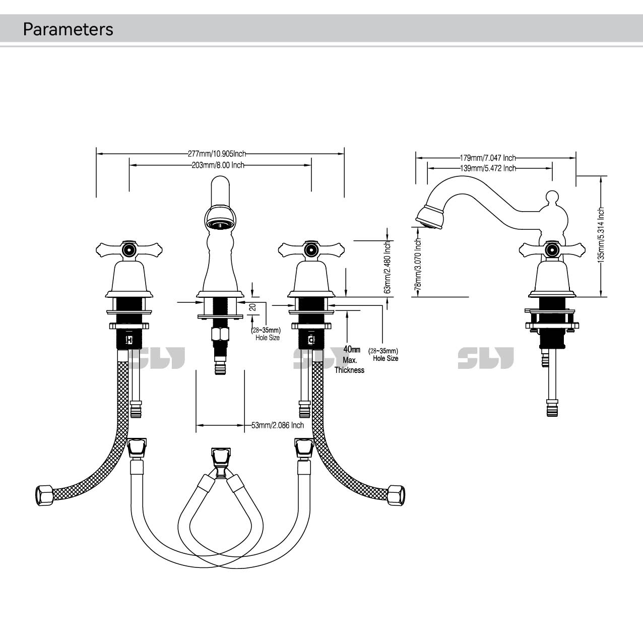 现代水龙头浴室